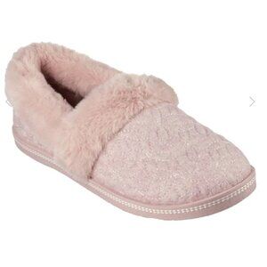 SOLD Skechers Campfire Slipper Women's Sz 6 Bright Blossom Pink Blush Quilted